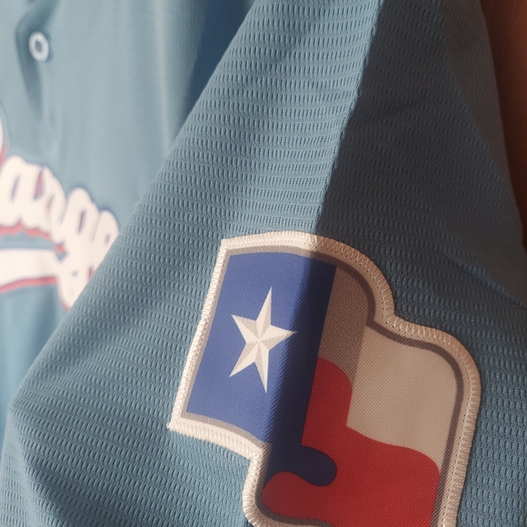 Adolis Garcia Texas Rangers Baby Blue Stitched Jersey. NWT & Ships Same Day - Picture 5 of 8